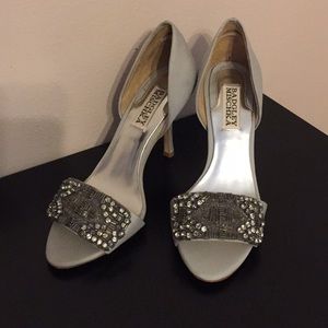 Badgley Mischka Alessandra Beaded shoes Sz 5.5